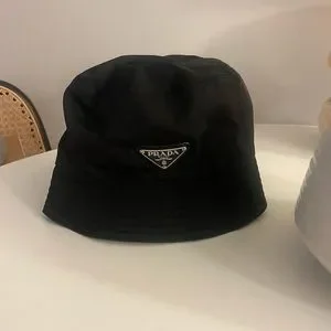 Prada | Accessories | Copy Prada Logoplaque Bucket Hat Large  display picture 3